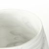 8" Gray Abstract Cylinder Crystal Glass Table Vase