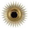 28" Gold Sunburst Iron Framed Accent Mirror