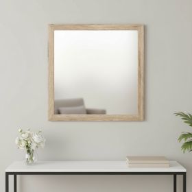 40" Natural Square Dresser Mirror