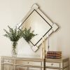 45" Mirrored & Chrome Accent Mirror
