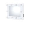 26" White Finish Accent Mirror