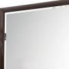 36" Dark Merlot Dresser Mirror