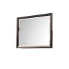 36" Dark Merlot Dresser Mirror