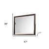 36" Dark Merlot Dresser Mirror
