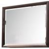 36" Dark Merlot Dresser Mirror