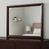 36" Dark Merlot Dresser Mirror