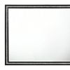 35" Weathered Black Dresser Mirror