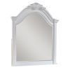43" White Finish Arch Dresser Mirror