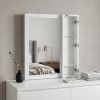 32" White Rectangle Mounts To Dresser Dresser Mirror