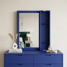 32" Blue Finish Dresser Mirror