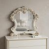 45" Antique Pearl Finish Irregular Dresser Mirror