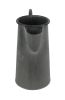 11" Gray Metal Hand Painted Water Jug