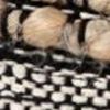 18" x 18" x 14" " Black Pouff