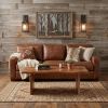 51" Brown Solid Wood Coffee Table