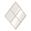 41" Gold Diamond Steel Framed Accent Mirror