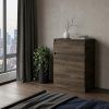 23" Brown Two Drawer Standard Chest