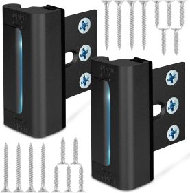 Home Security Door Reinforcement Lock, Upgraded Front Door Locks for Kids Safety Withstand 800 lbs, Child Proof Door Lock