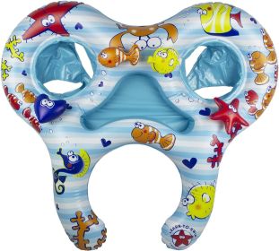 Mommy and Us Dual-Child Baby Pool Float for Two Kids